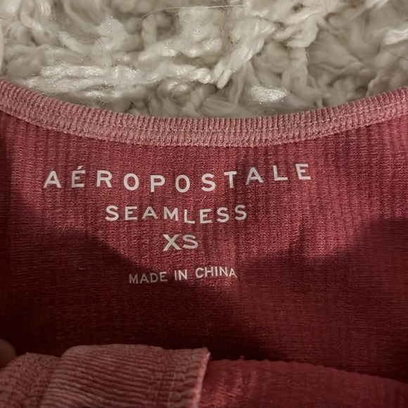 Aeropostale Red button down tank top - Picture 2 of 2